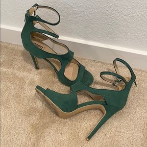 Green heels